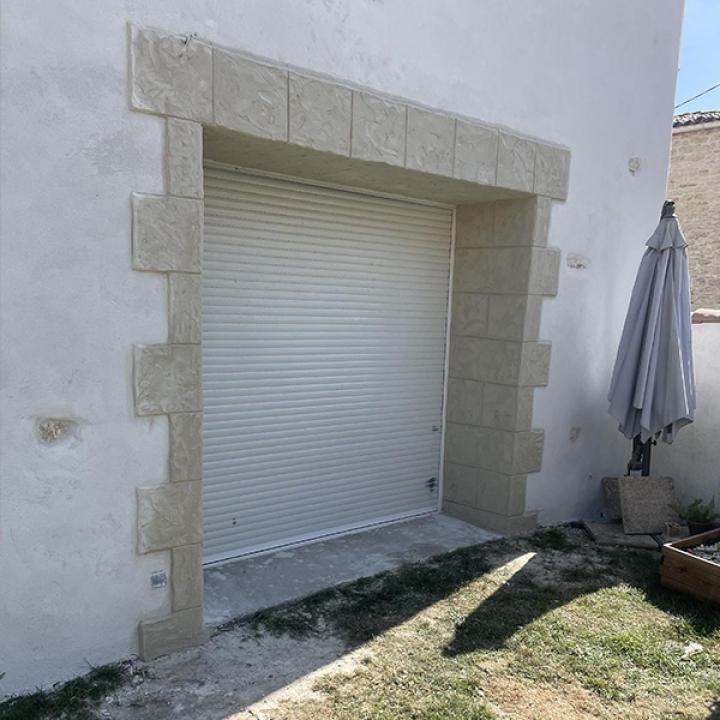 Rénovation de carreaux avec enduit extérieur à Saintes